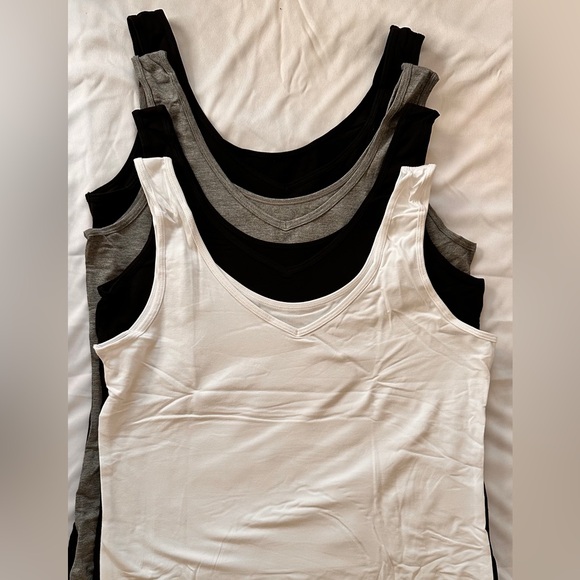 Felina Reversible Cotton Womens Tank Top | 4-Pack - Picture 9 of 14